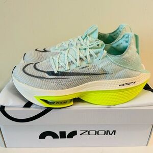 99NEW Nike Air Zoom Alphafly NEXT% 2 running shoes 10M mint foam